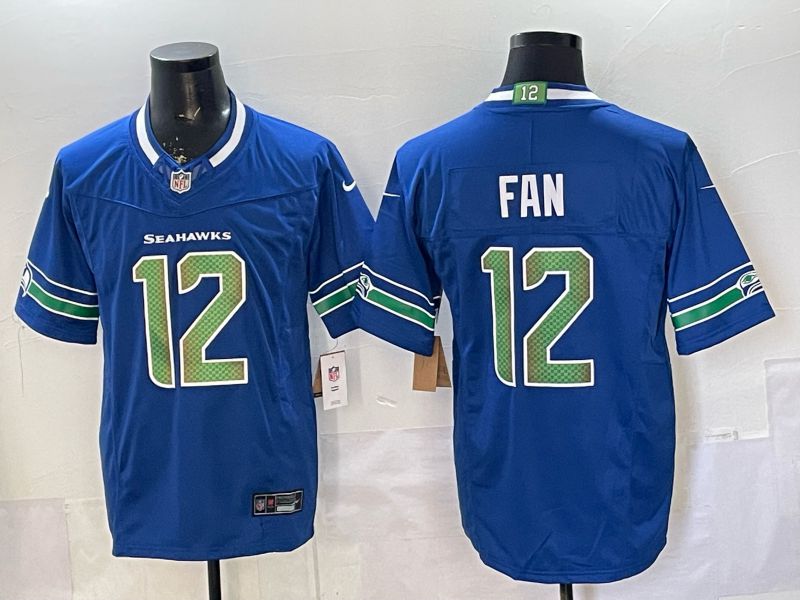 Men 2026 Seattle Seahawks #12 Fan Blue 6th generations Nike Limited NFL Jersey style 001->seattle seahawks->NFL Jersey